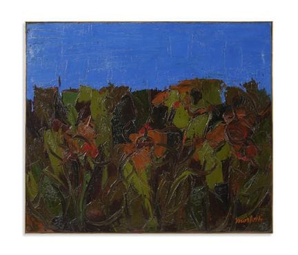 MORLOTTI ENNIO (1910 - 1992) VÉGÉTATION. 1961. Hui