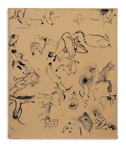 WILLIAMS SUE (née en 1954) PIGLET. 1996. Huile sur