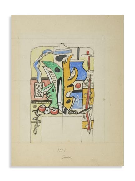 FERNAND LEGER (1881–1955) THE FIREPLACE IN ROCKEFE