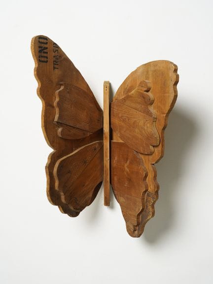 CEROLI MARIO (né en 1938) FARFALLA. 1967. Bois de 
