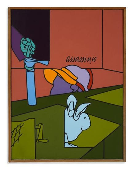 ADAMI VALERIO (geb. 1935) WER IST DAS OPFER?. 1974