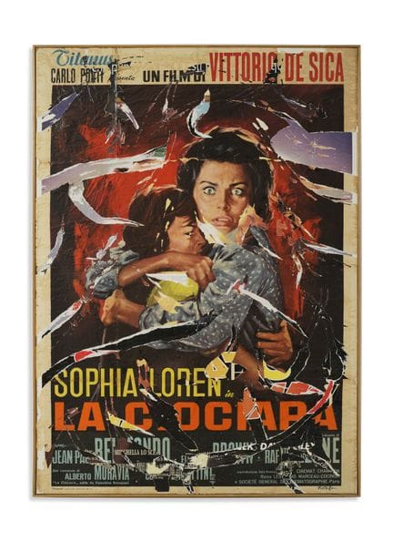 MIMMO ROTELLA (1918 - 2006) SOPHIA - LA CIOCIARA (