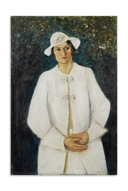 TOZZI MARIO (1895 - 1979) MA FEMME DANS LE JARDIN.