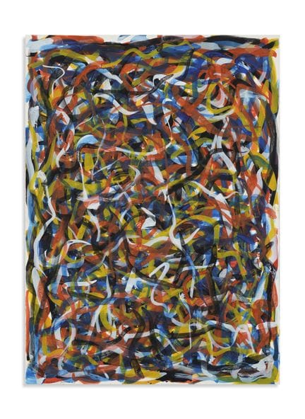 LEWITT SOL (1928 - 2007) SQUIGGLY BRUSHSTROKES. 19
