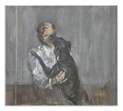 SUGHI ALBERTO (1928 - 2012) UOMO E CANE . 1965. Ol