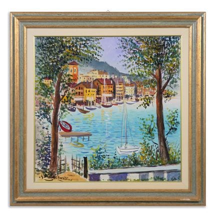 VIOLA GIUSEPPE (1933 - 2010) VEDUTA DI PORTOFINO. 