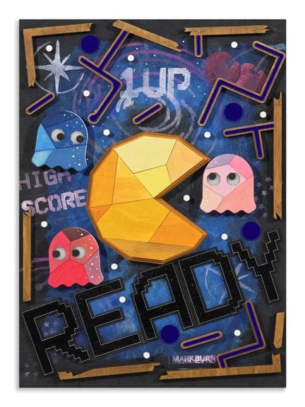 MARKBURN (AVENALI MARCO) (n. 1978) PACMAN. Pintura