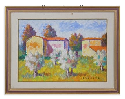 MIGLIORINI DINO (1907–2005) OHNE TITEL. Öl auf Lei