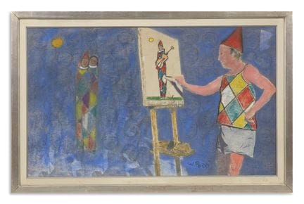 POZZI WALTER (1911 - 1989) OMAGGIO A PICASSO. Tecn