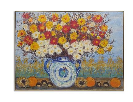 CASCELLA MICHELE (1892 - 1989) VASO DI FIORI CON F