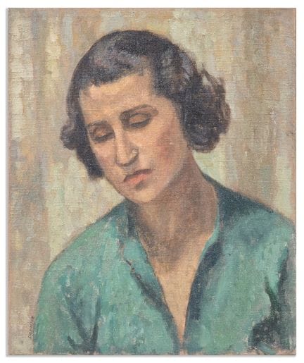 CASORATI MAUGHAM DAPHNE (1897–1984) OHNE TITEL. Öl