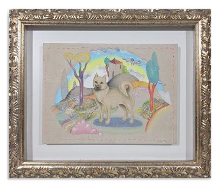 LUCA ALINARI (1943–2019) UNTITLED. Mixed media on 