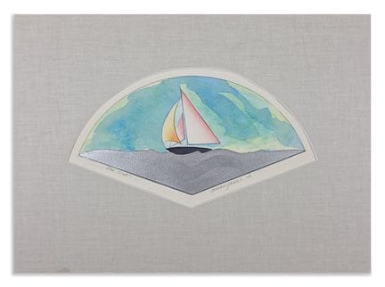JONES ALLEN (b. 1937) FAR OUT. 1982. Mixed media o