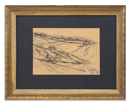 FACHIN GIANPIERO (1927–2016) UNTITLED. 1965. Charc