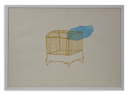 BENATI DAVIDE (n. 1949) CELESTE IMPERO. 1980. pant