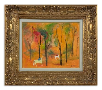 D'ACCARDI GIANRODOLFO (1906–1993) OHNE TITEL. Öl a
