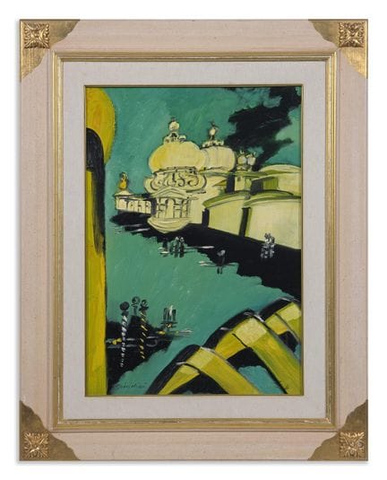 BRINDISI REMO (1918 - 1996) VENEZIA. Olio su tela.