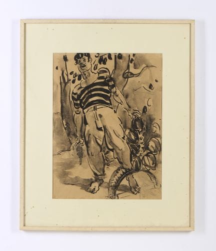 LUIGI SPAZZAPAN (1889–1958) UNTITLED. Watercolor o