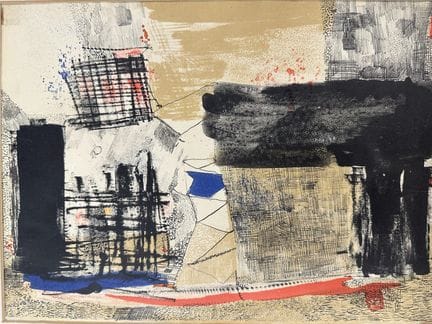 PASOTTI SILVIO  (n. 1934) SENZA TITOLO. 1959. tecn