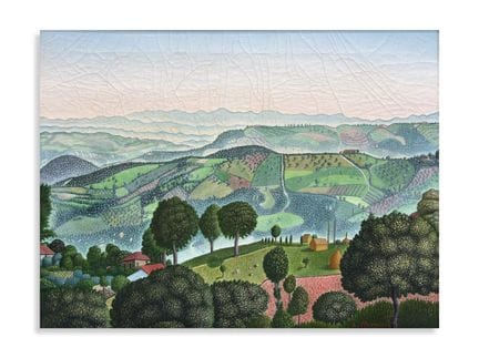 MONACI ALEARDO, OHNE TITEL. Öl auf Leinwand. 35 x 