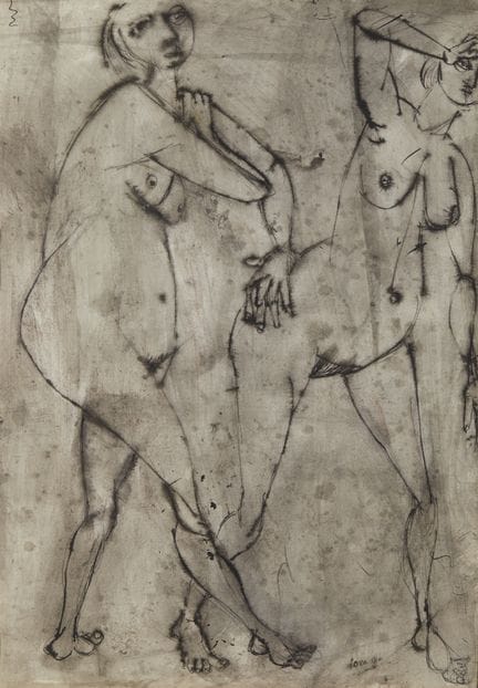 GIANNI DOVA (1925–1991) UNTITLED. 1970. Mixed medi