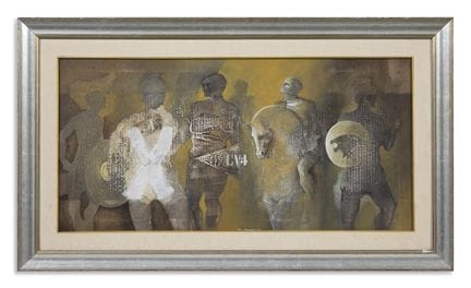 AMBROSI ROMILDO (geb. 1965) OHNE TITEL. Mischtechn