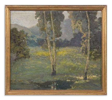 BY LAIOS VON HORVATH (1903–1968) LANDSCAPE WITH BI