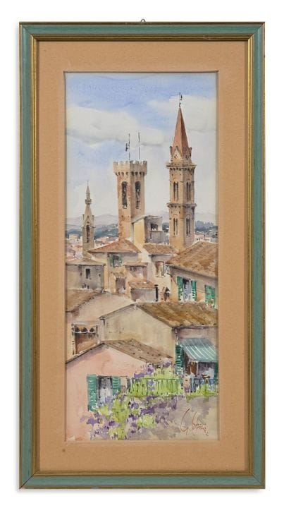 GIUSEPPE CAPINERI (1923–1994) VIEW OF FLORENCE. Wa