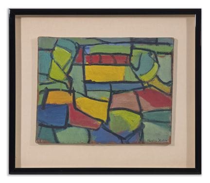 KODRA HIBRAIM (1918 - 2006) COMPOSIZIONE. 1948. Ol