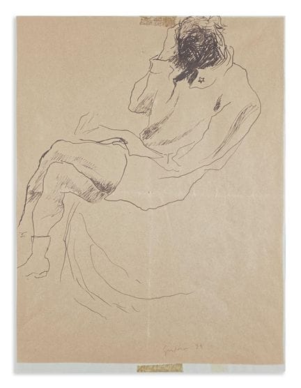 RENATO GUTTUSO (1912–1987) UNTITLED. 1934. Ink on 