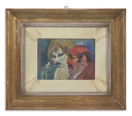 MACCARI MINO (1898 - 1989) AL BAR. 1964. Olio su c