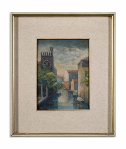 FAVERO WELDA (1919–1979) RIO SAN BARNABA. 1974. Oi