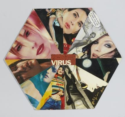 MALIPIERO (geb. 1934) VIRUS. 2002. Collage auf Kar