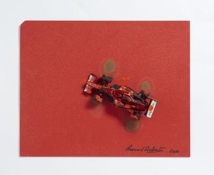 AUBERTIN BERNARD (1934–2015) VOITURE BRULEE. 2011.