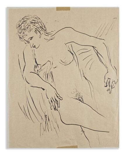 RENATO GUTTUSO (1912–1987) UNTITLED. 1933. Ink on 