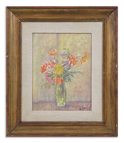 FENOGLIO LINA (1903 - 1985) SENZA TITOLO . Olio su