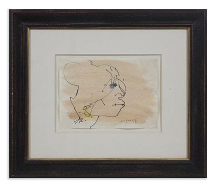 FRANCO ROGNONI (1913–1999) UNTITLED. Marker and wa