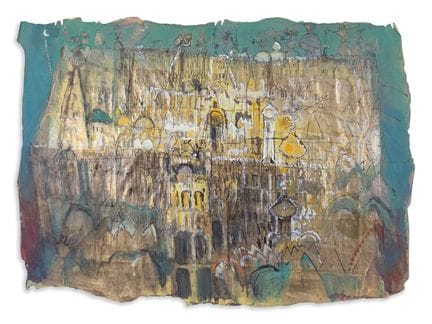 SHAFIK MEDHAT (b. 1956) UNTITLED. Mixed media on c