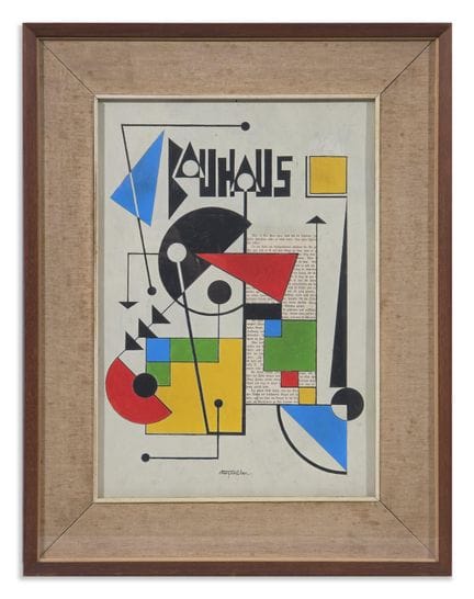 GUNTHER OTTO (1856–1941) GEOMETRISCHE KOMPOSITION.