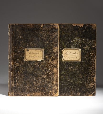 A PAIR OF ANCIENT TEXTS CONTAINING PROPHECIES AND 