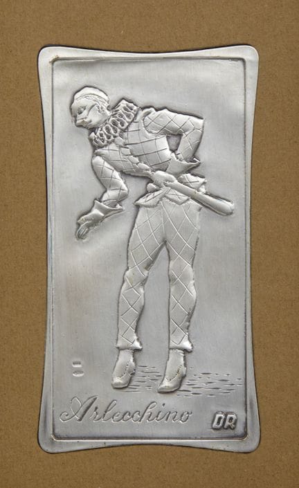 20TH-CENTURY ITALIAN SILVERSMITH Small silver plaq