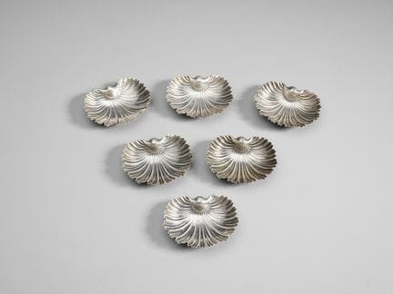 BUCCELLATI GIANMARIA (1929 - 2015) Six petits coqu