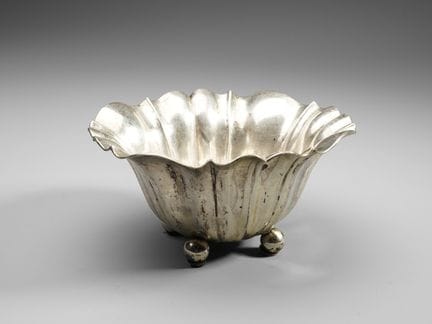 ARGENTIER ITALIEN DU XXe SIÈCLE Coupe en argent re