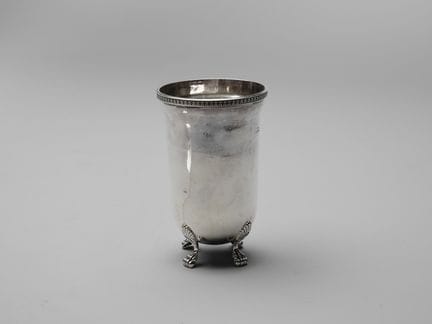 20TH-CENTURY ITALIAN SILVERSMITH: Embossed silver 