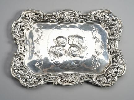 19th–20th-Century English Silversmith: Embossed an