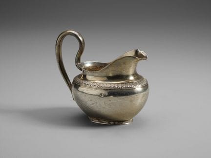 19TH-CENTURY SILVERWARE Single-handled milk jug in
