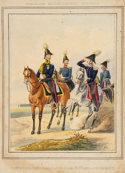 Militaria - Uniformi - Osterwald, Georg. Illustraz