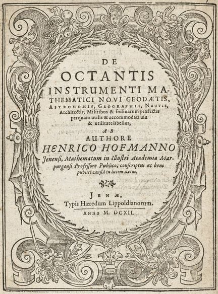 Mathematics - Hofmann, Heinrich. *De octantis inst
