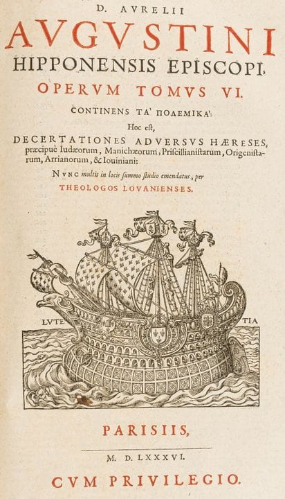 Augustine, Aurelius. *Opera*. Volumes 4 and 5 in 1