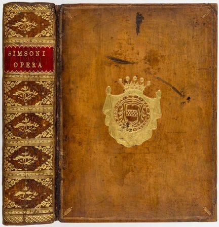 Mathematics - Simson, Robert. *Opera quaedam reliq